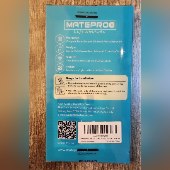 IPhone 13 Pro 6.1" marble case - Picture 2 of 2